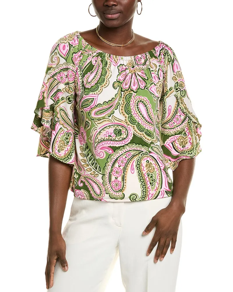 Vince Camuto Off-The-Shoulder Blouse Green