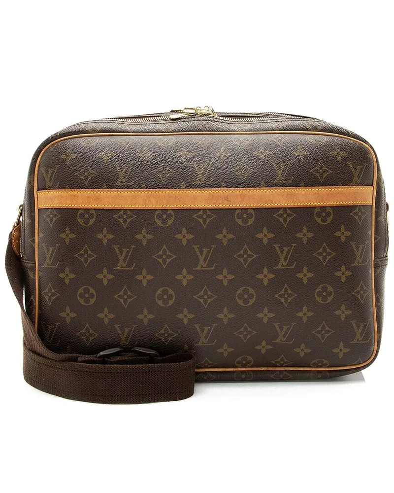 Louis Vuitton Brown Monogram Canvas Reporter GM (Authentic Pre-Loved Nocolor