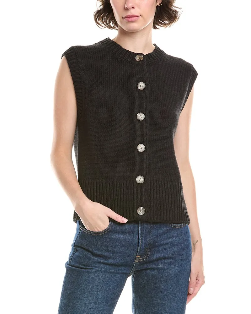 Anne Klein Stitch Sweater Black