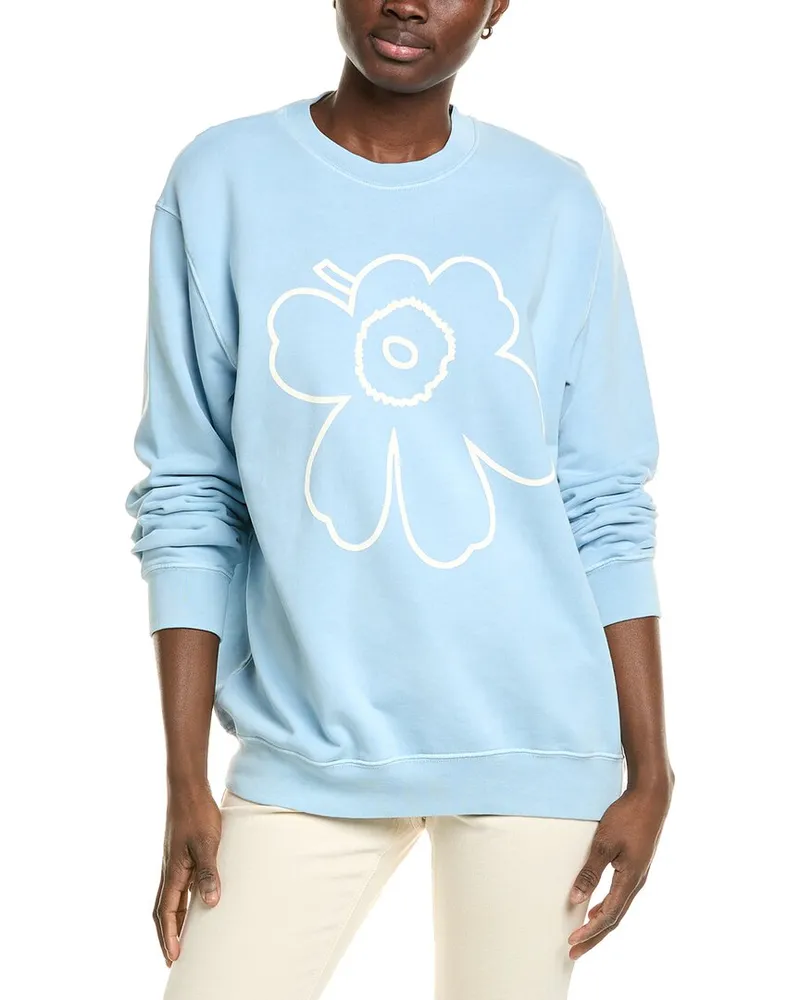 Marimekko Piirto Unikko Sweatshirt Blue