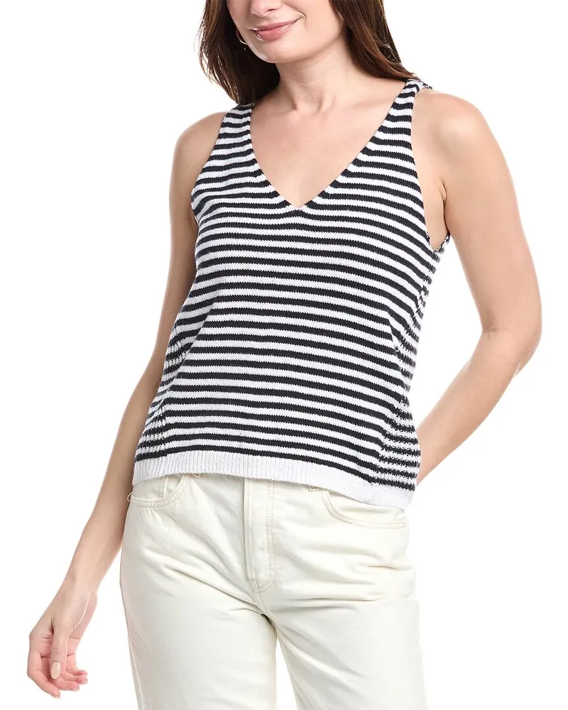 Splendid Cambell Sweater Tank White