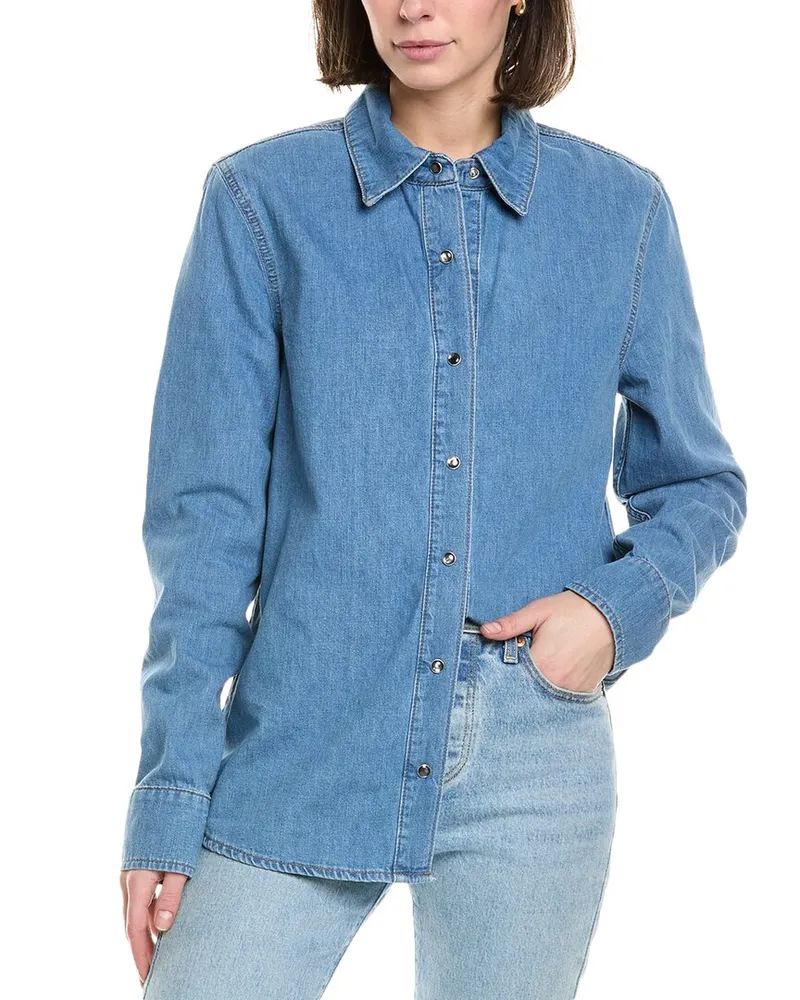 7 for all mankind Clean Shirt Blue