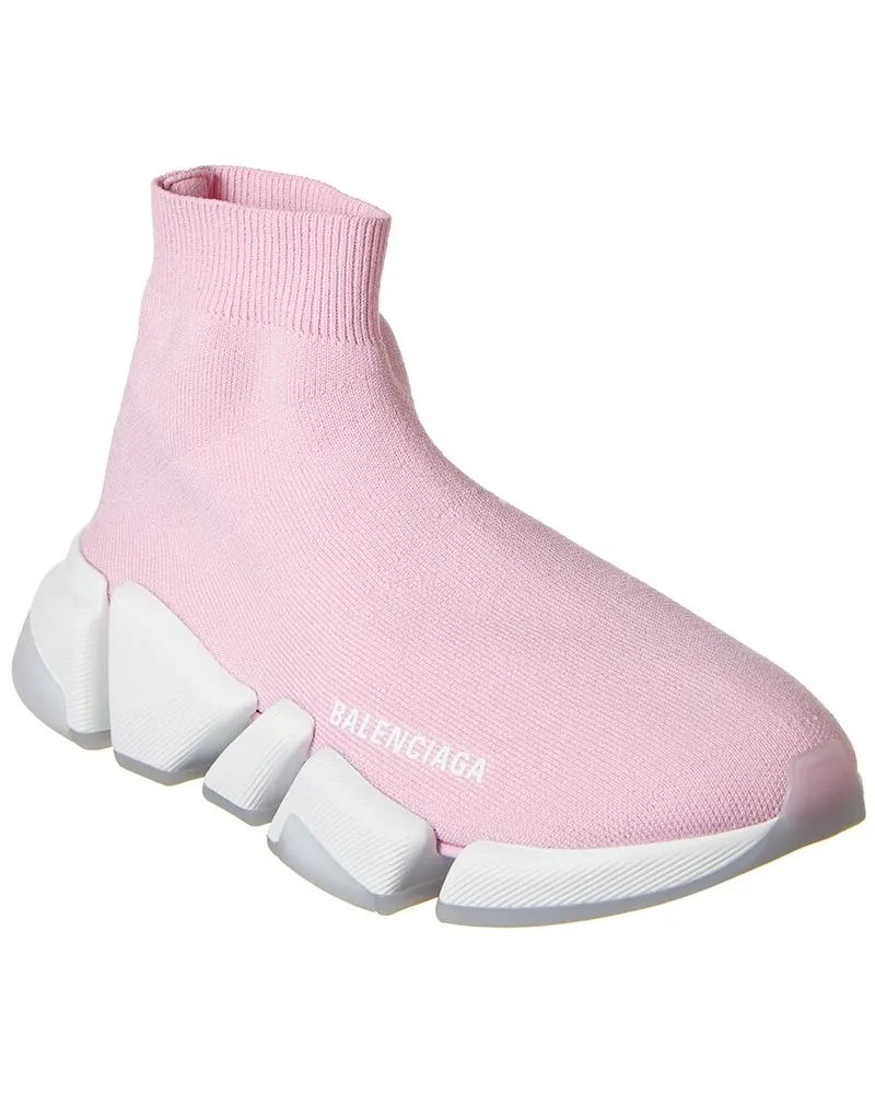 Balenciaga Speed 2.0 Sock Sneaker Pink