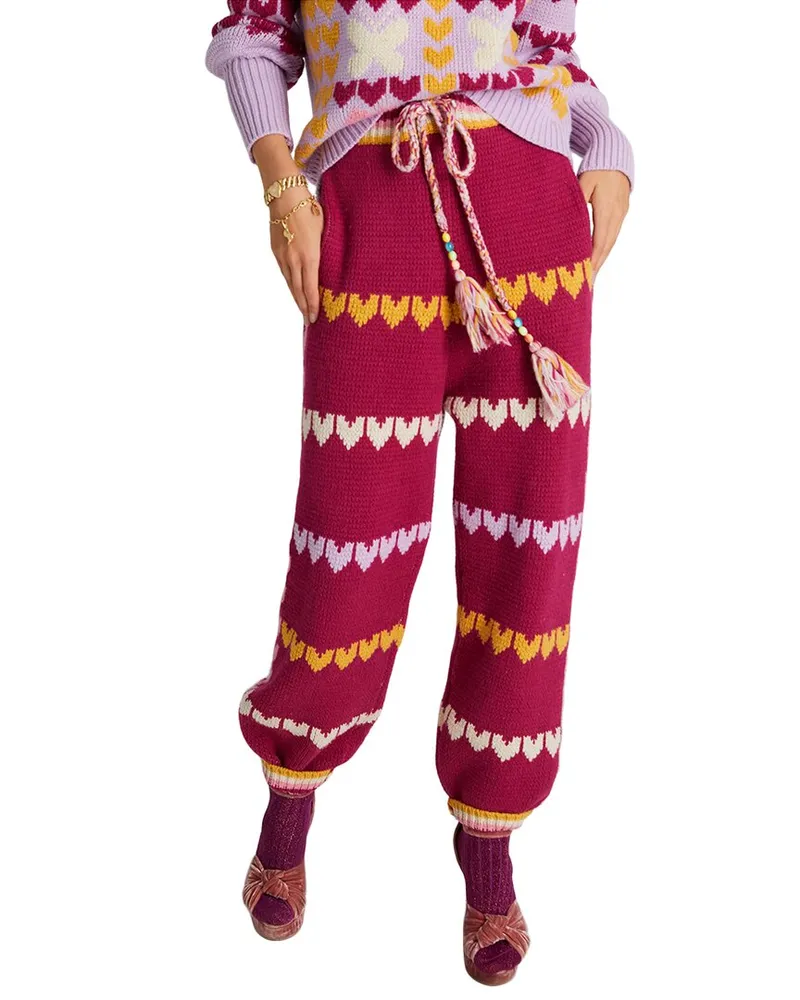 LoveShackFancy Darling Intarsia Chabela Pant Nocolor