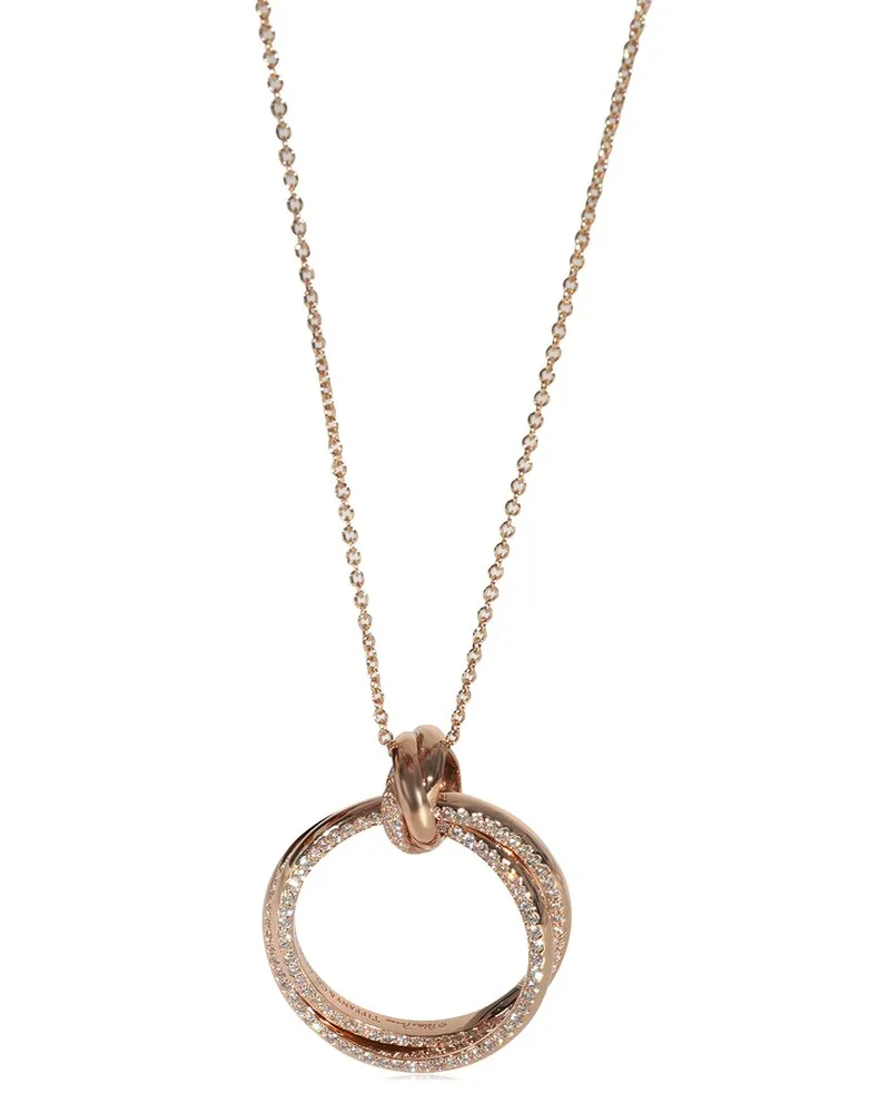 Tiffany & Co. Paloma Picasso 18K Rose Gold 0.80 ct. tw. Diamond Pendant (Authentic Pre-Loved Nocolor