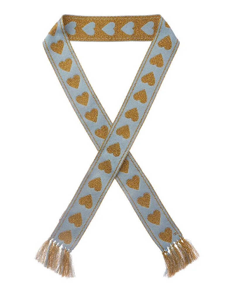 Valentino Garavani Antibes Scarf Blue