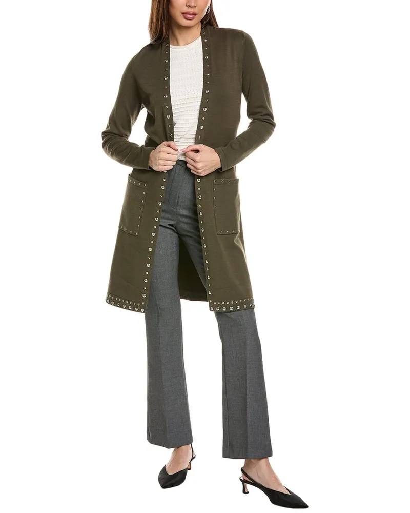 Joseph Ribkoff Studded Cover-Up Green