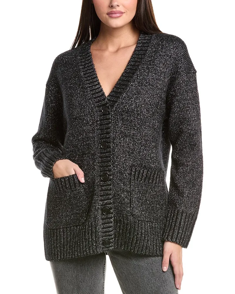 AllSaints Sabrina Wool-Blend Cardigan Black