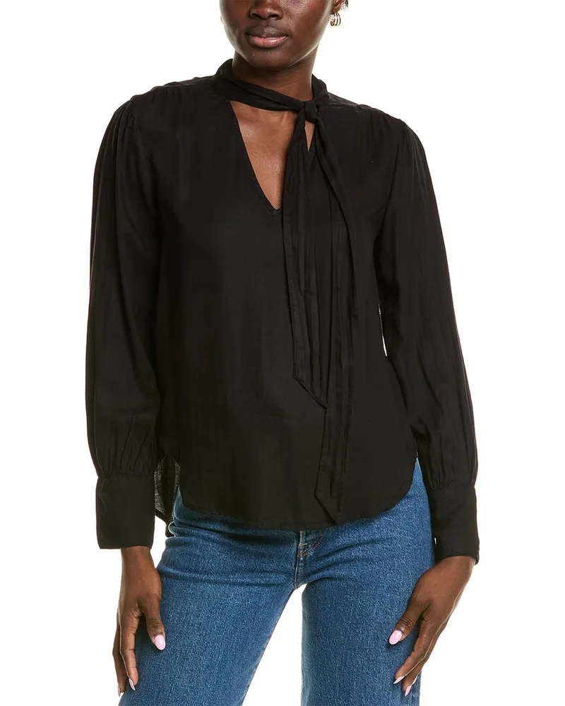 Bella Dahl Tie Top Black