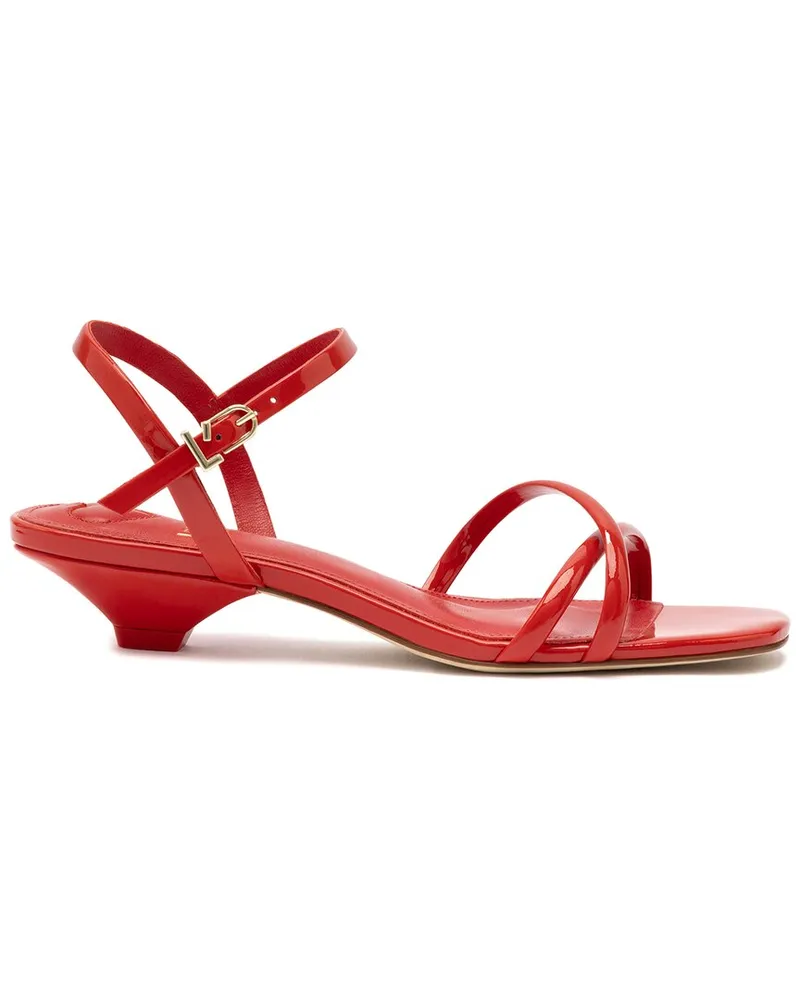 Larroude Charlotte Patent Sandal Red