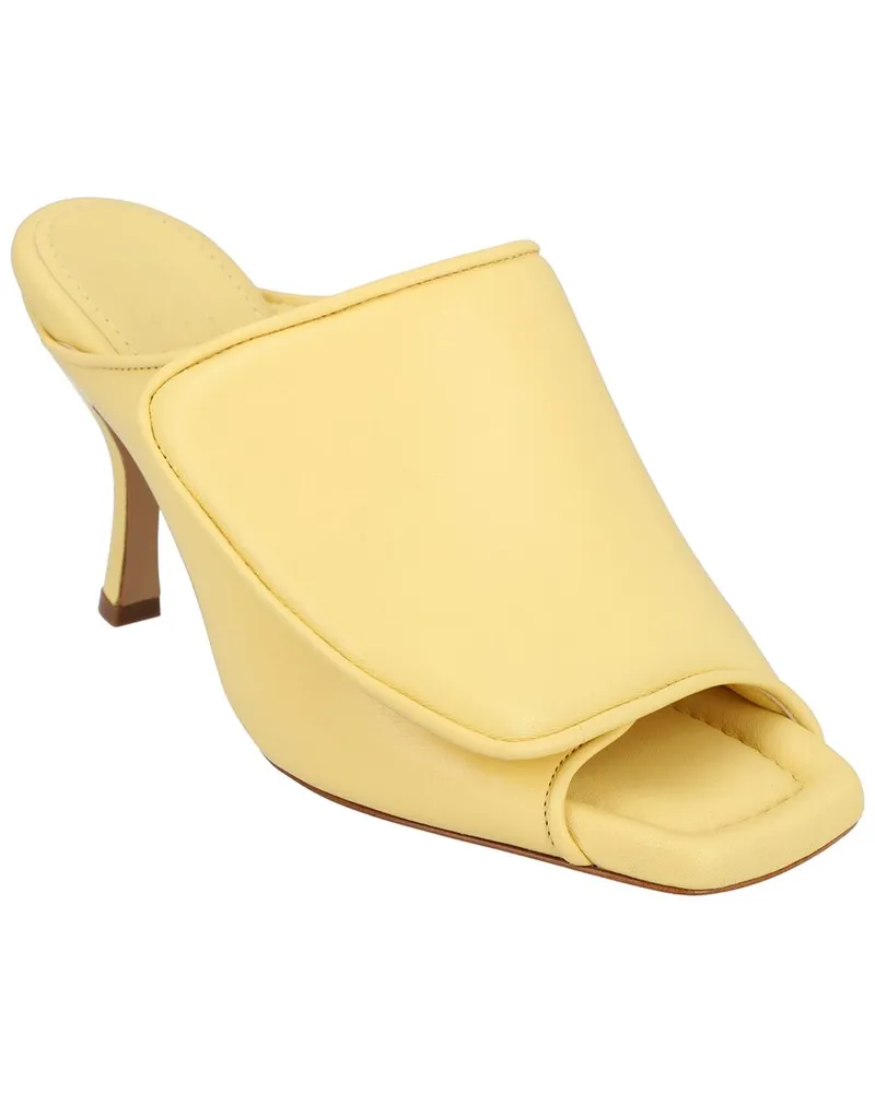 Gia Borghini Couture Leather Sandal Yellow