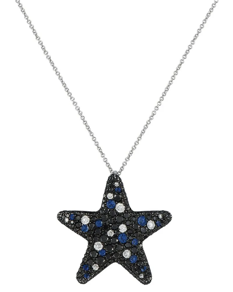 Pasquale Bruni 18K 2.66 ct. tw. Diamond & Sapphire Necklace Nocolor