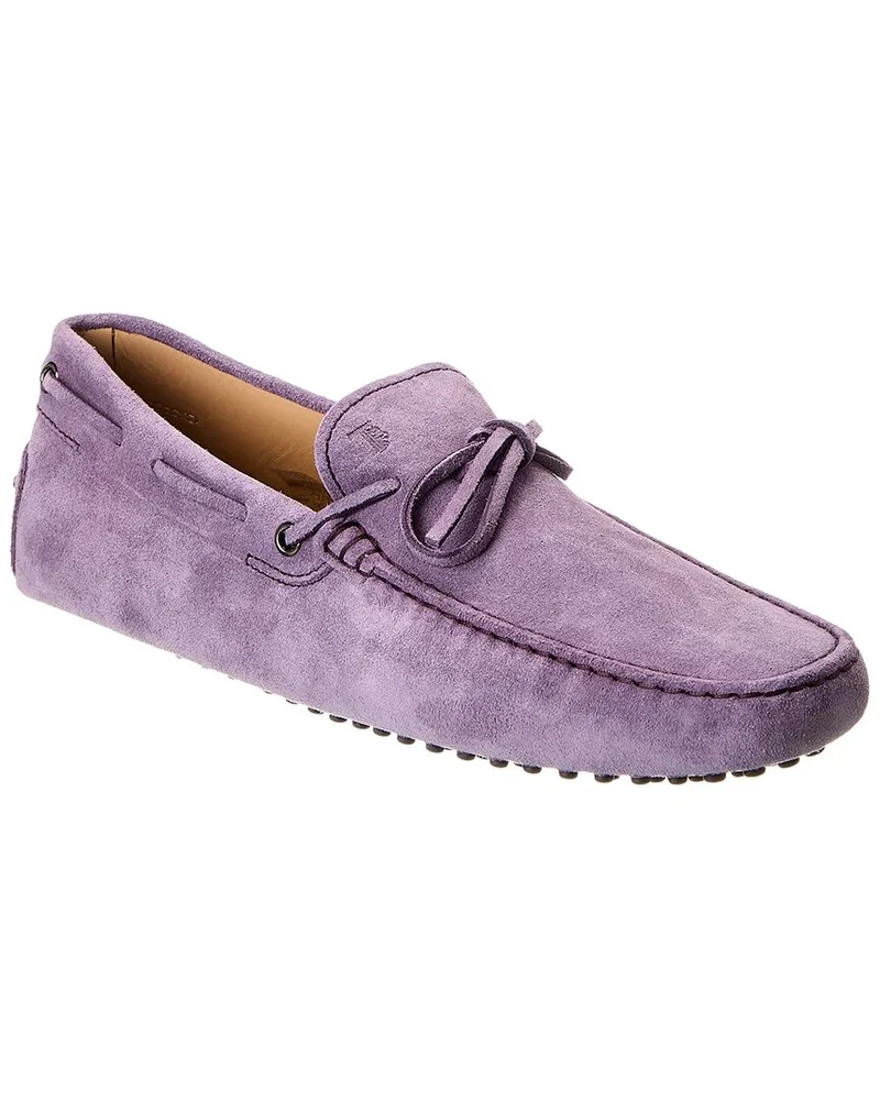 TOD'S TOD’s New Gommini Suede Loafer Purple