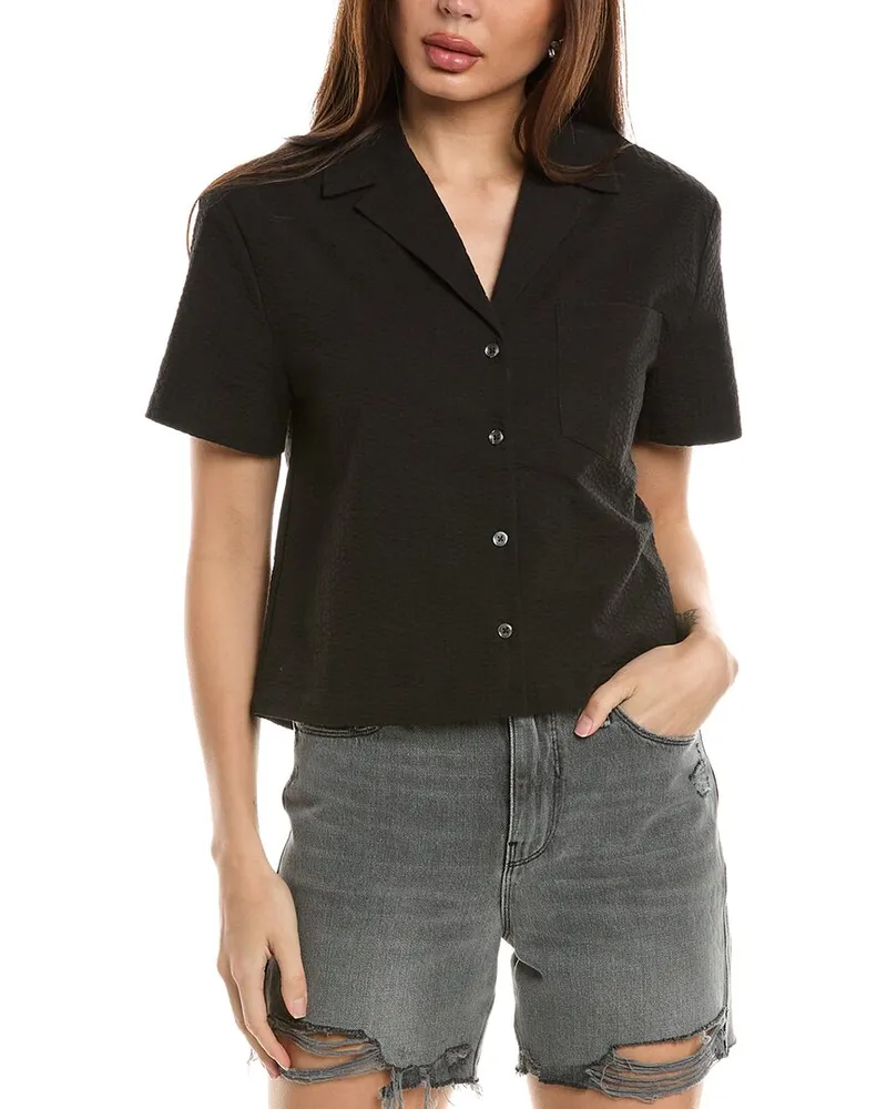 Solid and Striped x Sofia Richie Grainge The Brandy Shirt Black