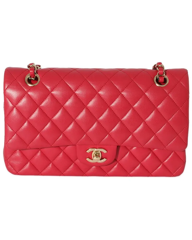 Chanel Pink Quilted Leather Medium Classic Double Flap Bag (Authentic Pre-  Loved Nocolor