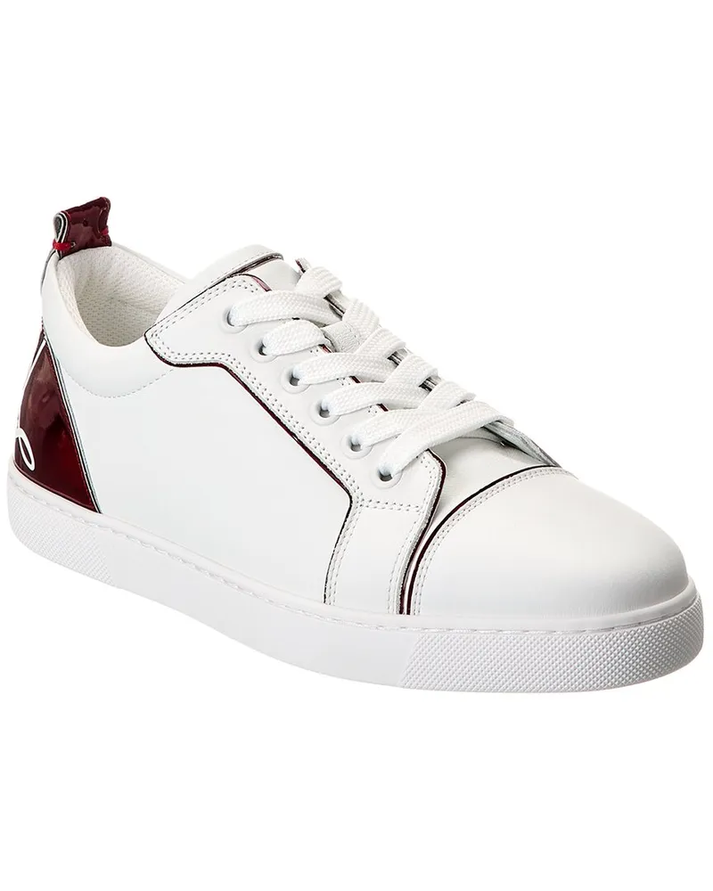 Christian Louboutin Fun Louise Junior Leather Sneaker White