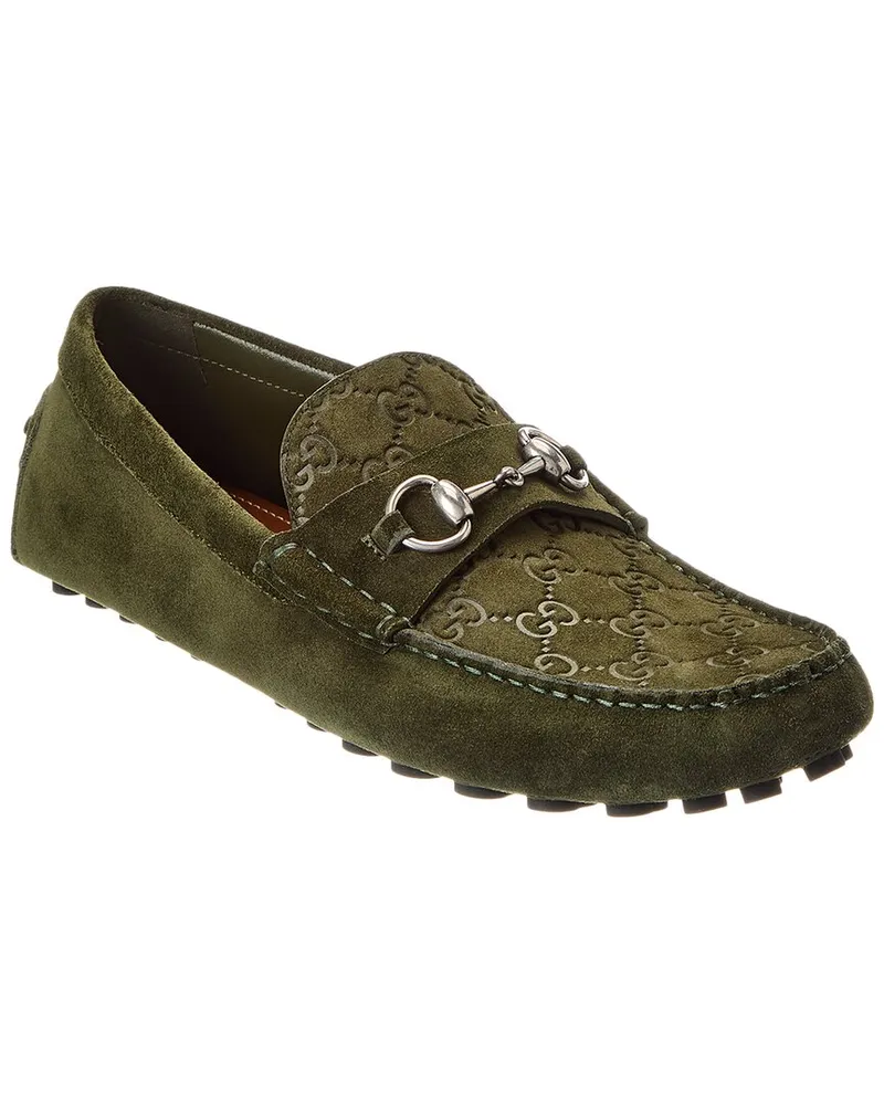 Gucci Horsebit Suede Loafer Nocolor