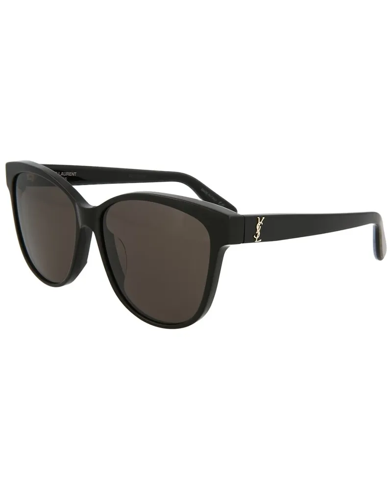 Saint Laurent Unisex SLM23K 58mm Sunglasses Black