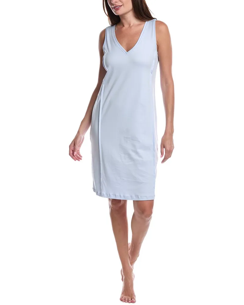 Hanro Pure Essence Tank Nightgown Blue