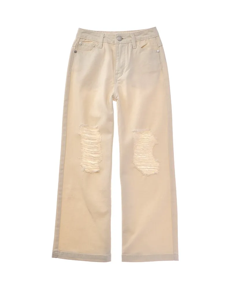 HABITUAL Wide-Leg Boyfriend Jean White