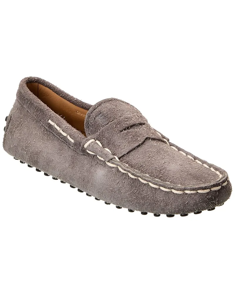 TOD'S TOD’s Gommino Suede Loafer Grey
