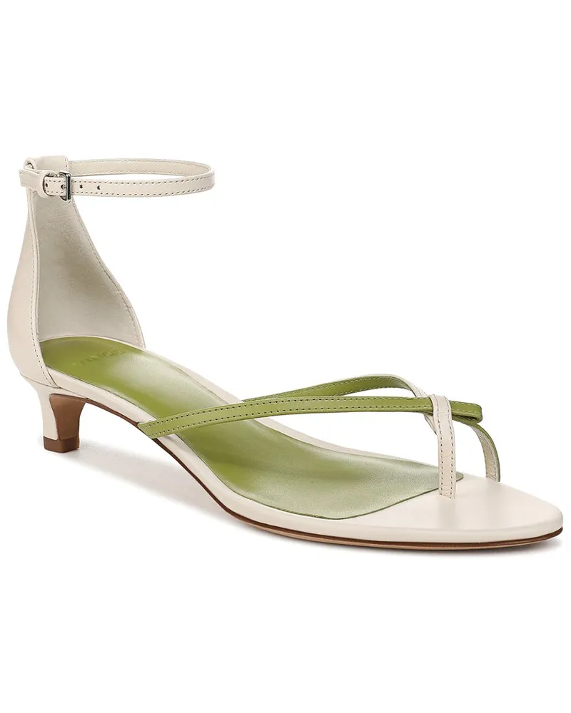 Vince Siri Leather Thong Sandal White