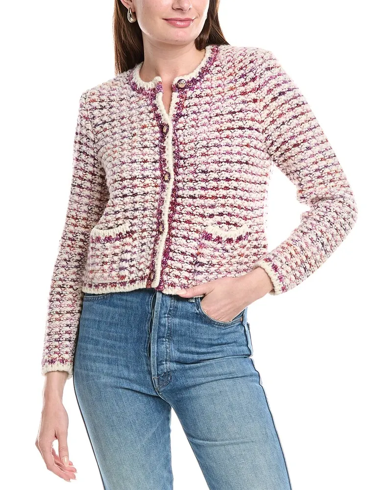 ba&sh Beloni Wool-Blend Cardigan Nocolor