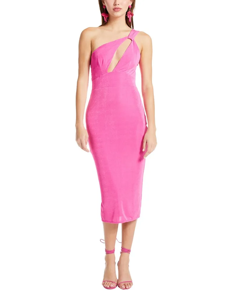 Katie May Ash Midi Dress Pink