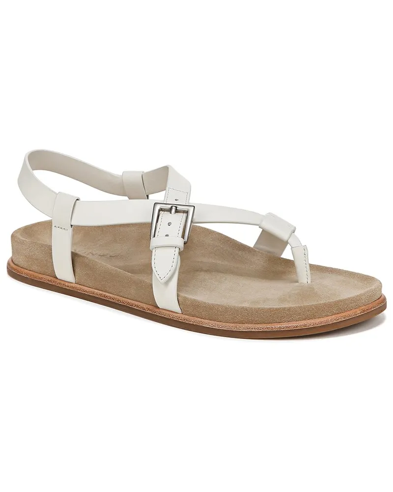 Vince Franca Leather Strappy Sandal White