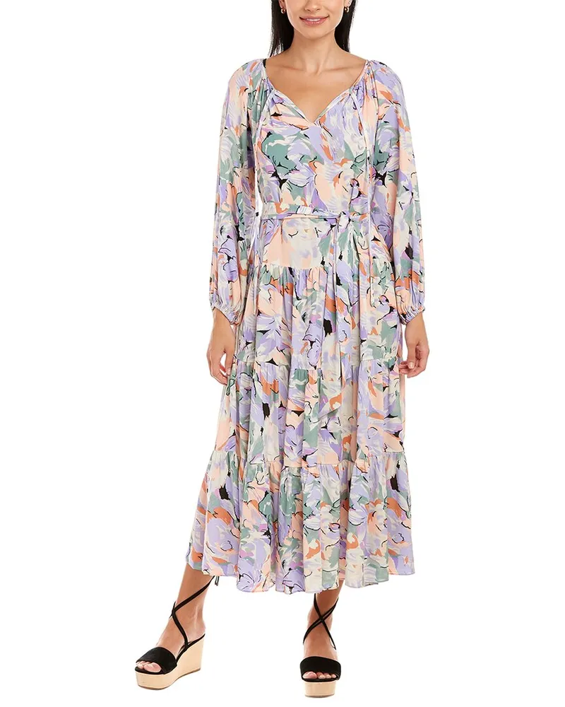 Traffic People Woodstock Maxi Dress Blue