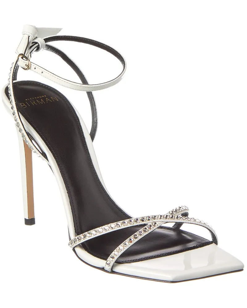 Alexandre Birman Skye 100 Patent Sandal White