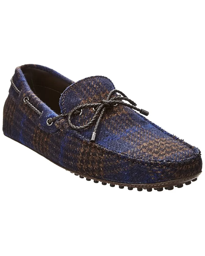 TOD'S TODs Gommino Leather Driving Shoe Blue