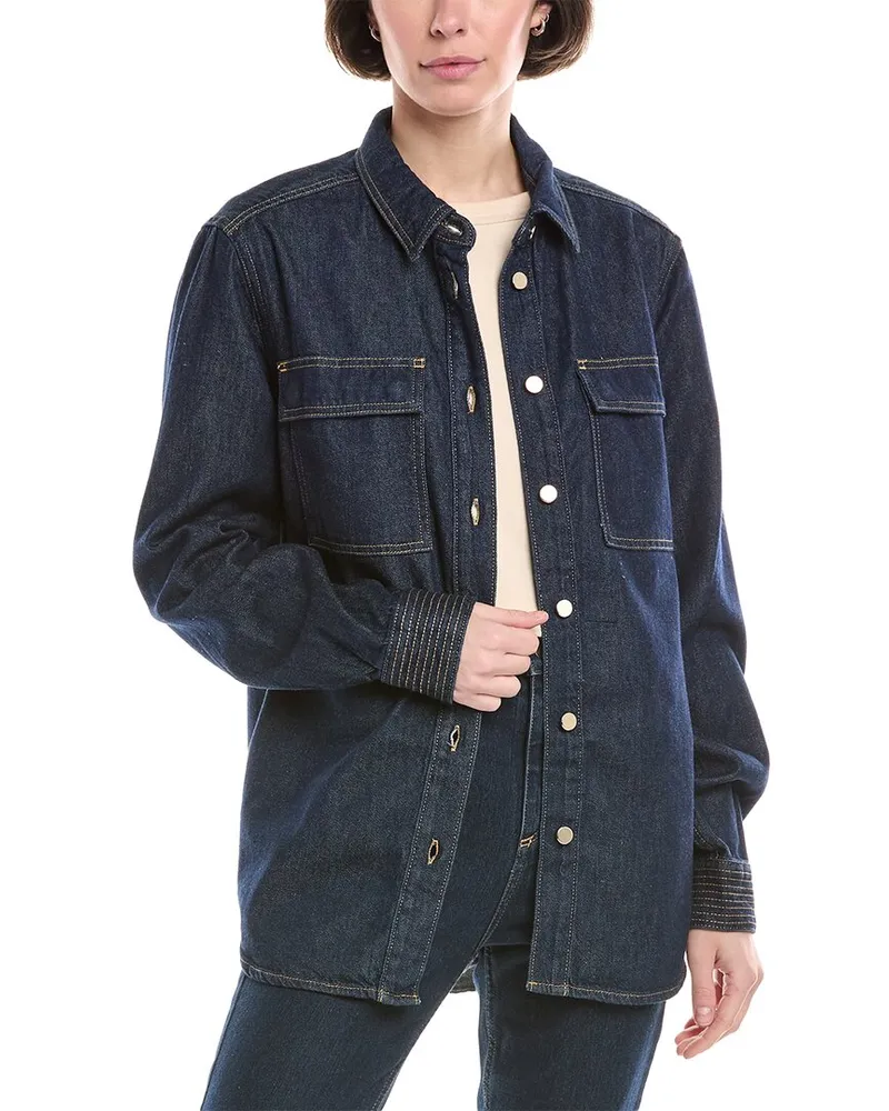 Frame Denim The Trapunto Jacket Blue