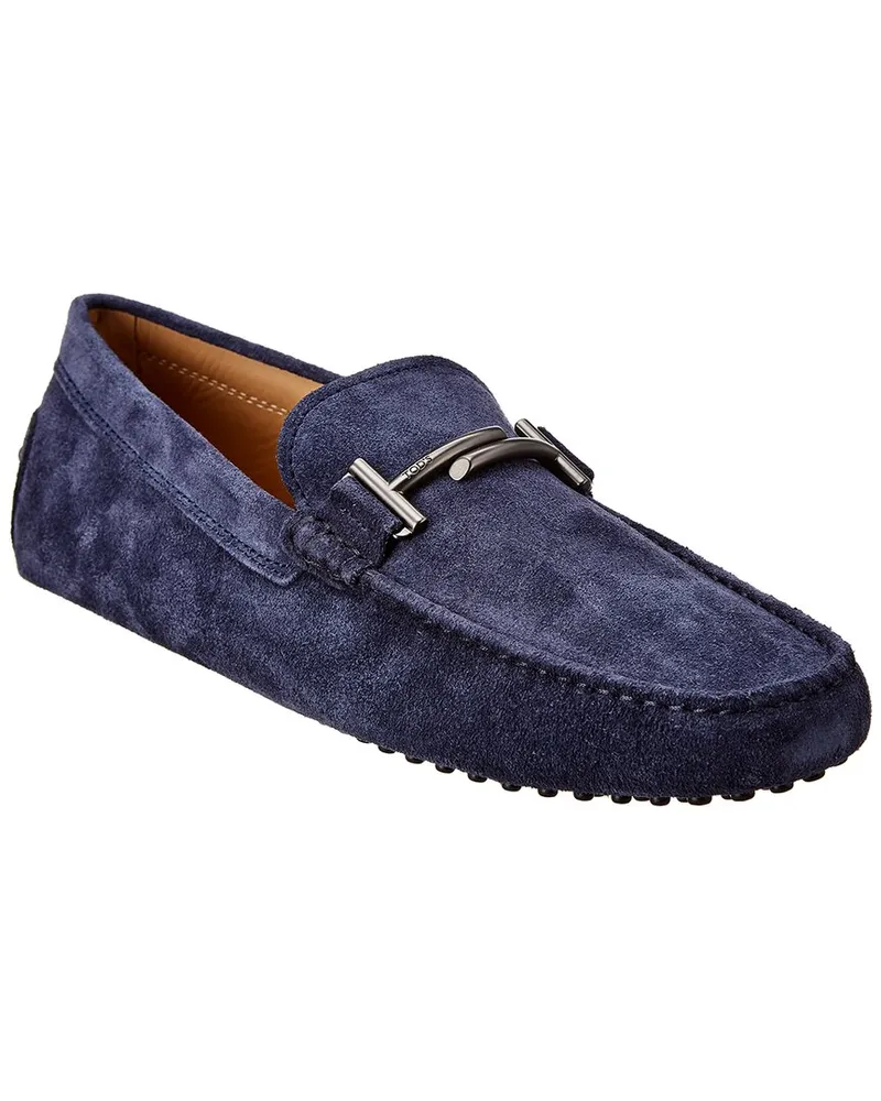 TOD'S TOD’s Gommino Suede Loafer Blue