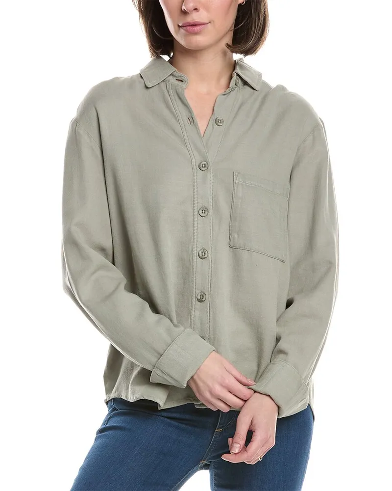 Bella Dahl Single Pocket Button-Up Shirt Nocolor