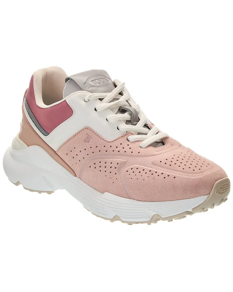 TOD'S TOD’s Suede & Leather Sneaker Pink
