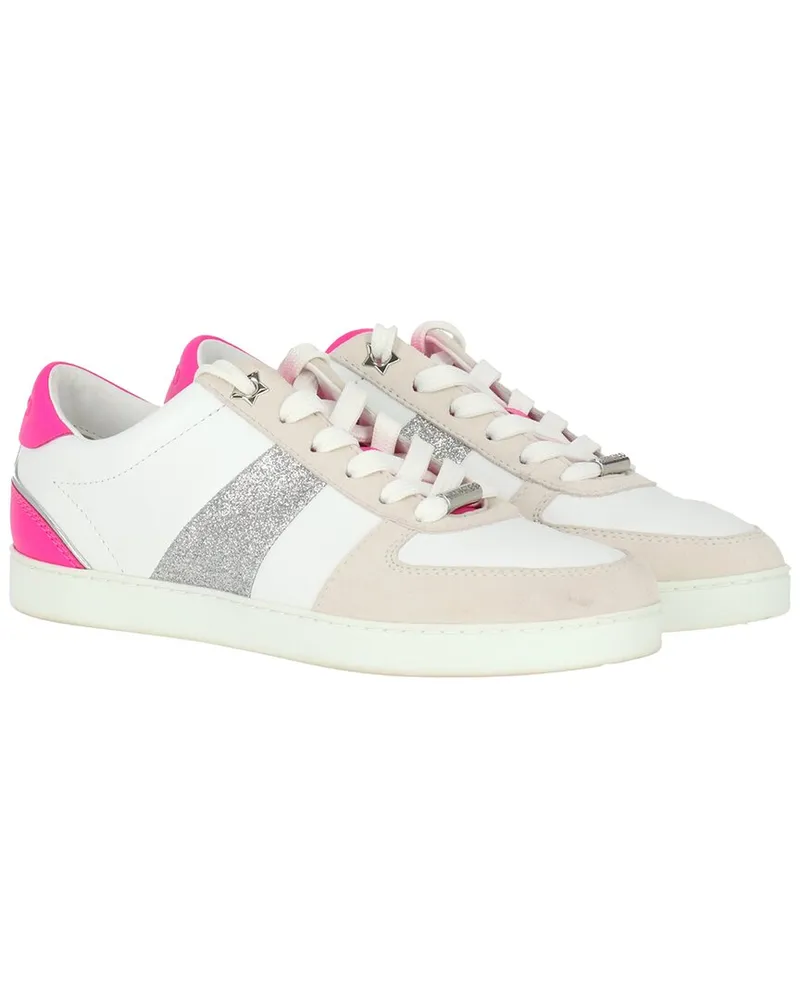 Jimmy Choo Teri Leather Sneaker Nocolor