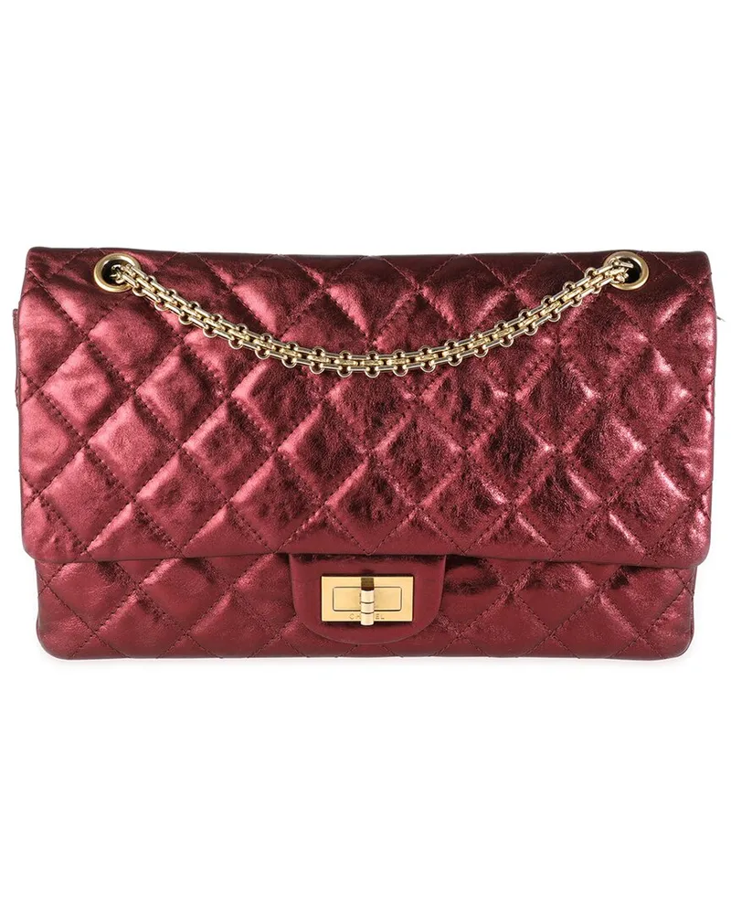 Chanel Burgundy Quilted Leather Reissue 2.55 227 Double Flap Bag (Authentic  Pre-Loved Nocolor