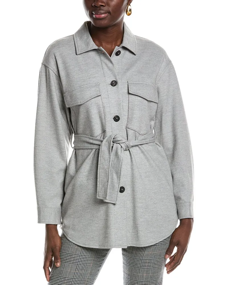 Peserico Wool-Blend Jacket Grey