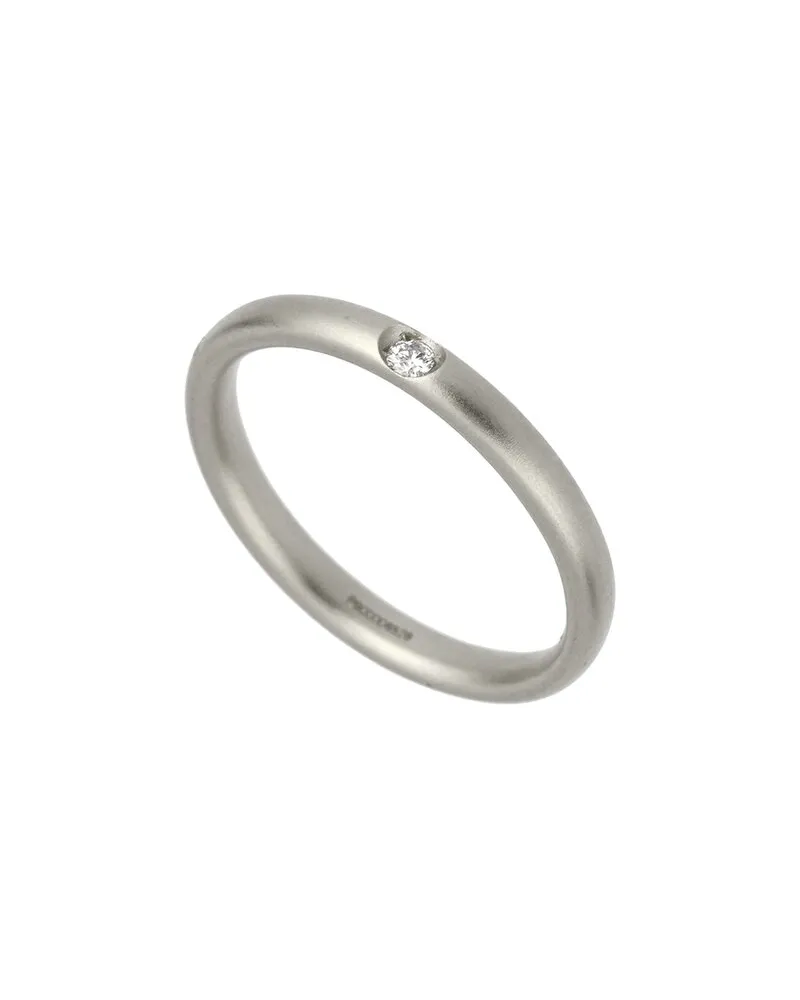 Pomellato 18K 0.03 ct. tw. Diamond Satin Finish Ring (Authentic Pre-Loved Nocolor