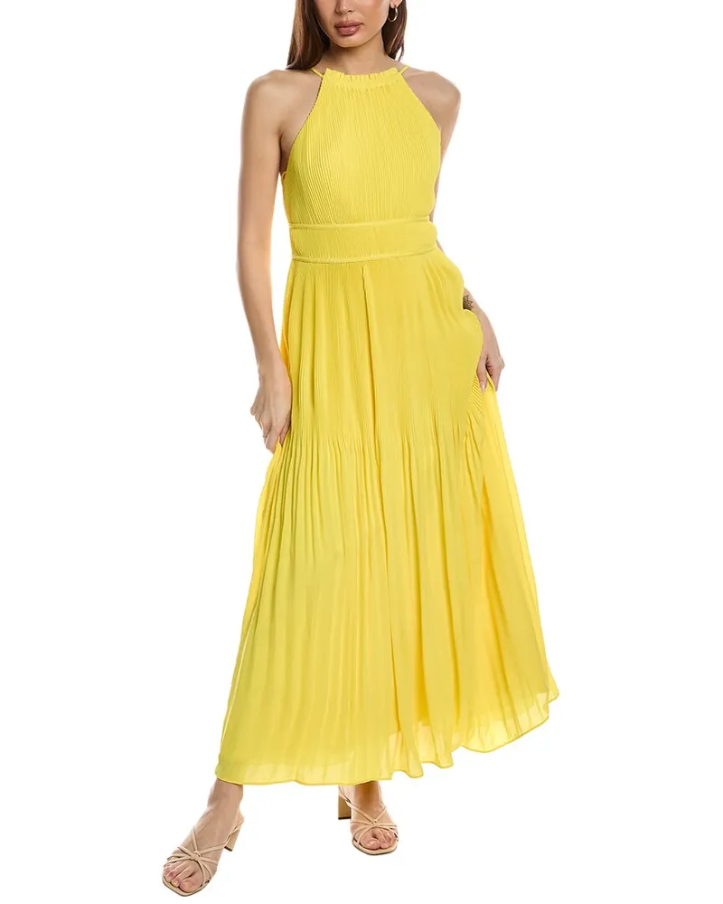 AMUR Garren Midi Dress White