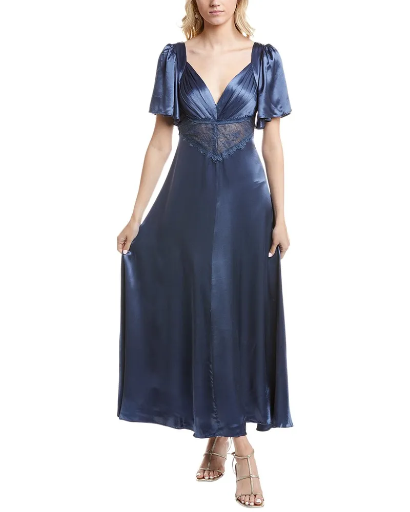 ASTR the Label Aurelia Maxi Dress Blue