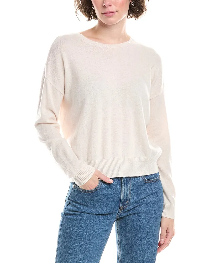 Splendid Tori Cashmere Sweater White