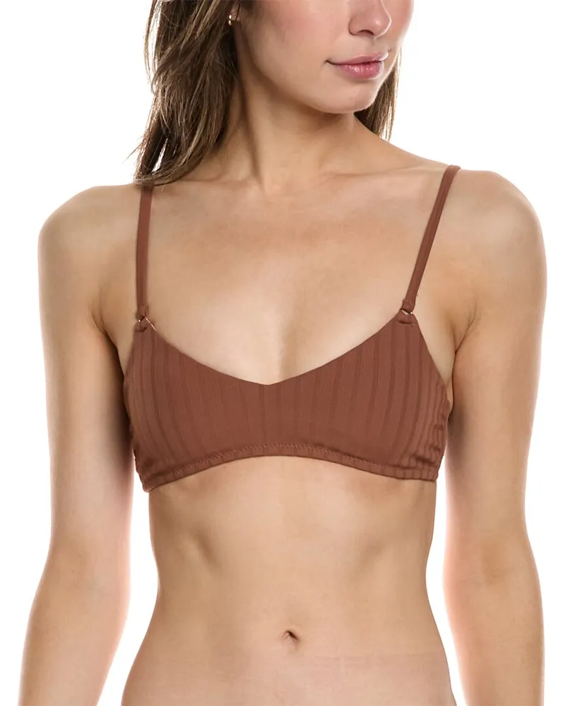 Melissa Odabash Vienna Bikini Top Brown