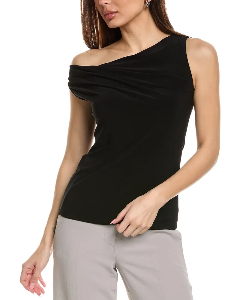 Joseph Ribkoff Cowl Tank Black
