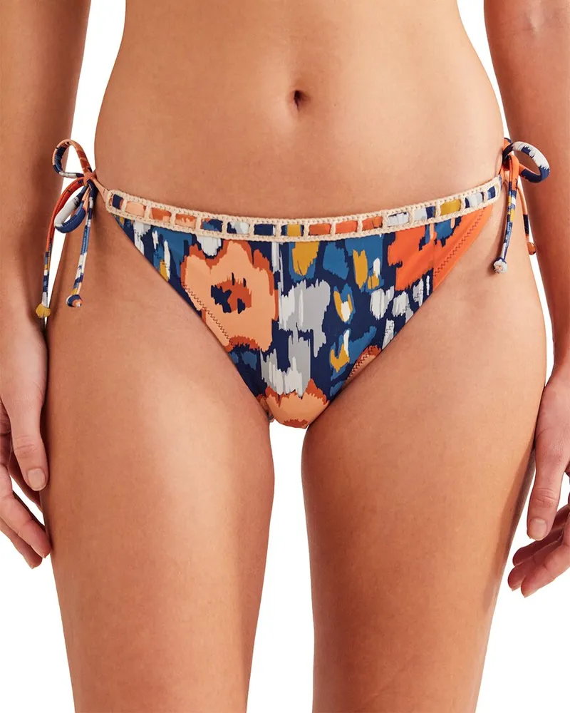 Boden Crochet Trim Bikini Bottom Nocolor