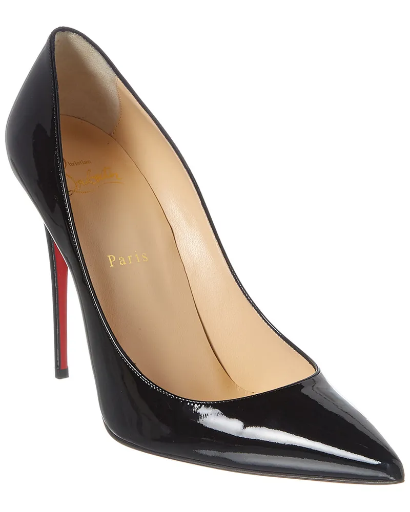 Christian Louboutin Kate 100 Patent Pump Black