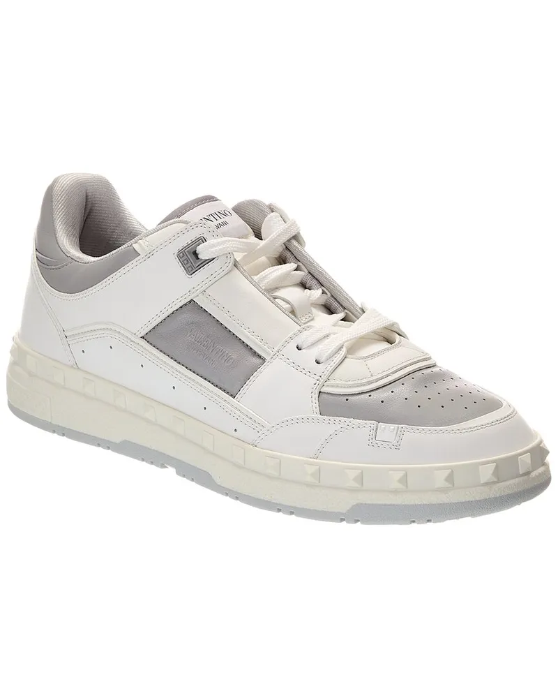 Valentino Garavani Freedots Leather Sneaker White