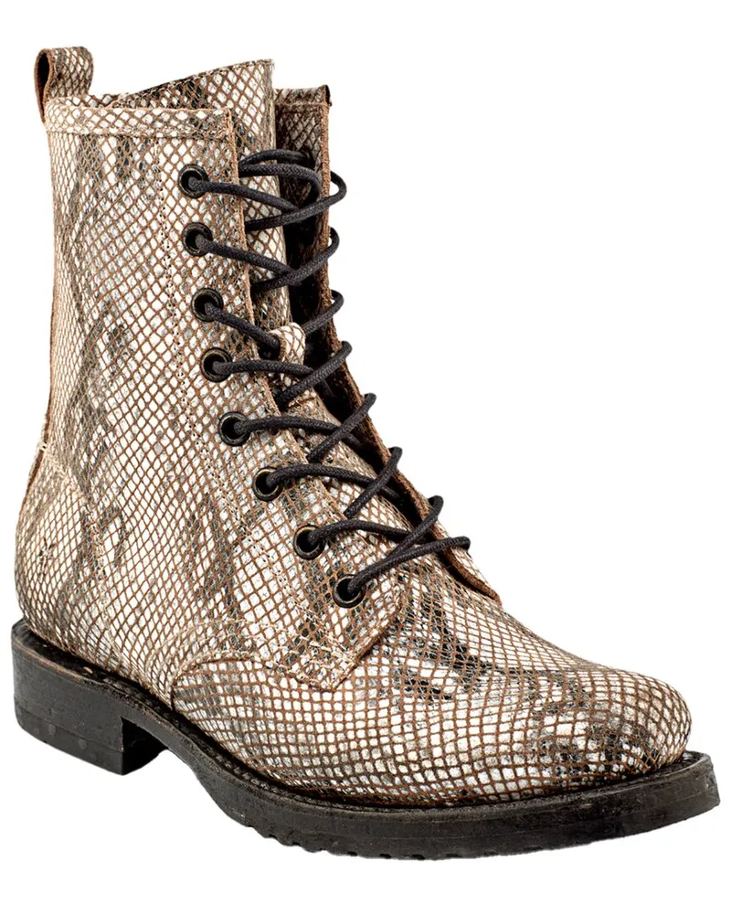 Frye Veronica Leather Combat Boot Nocolor