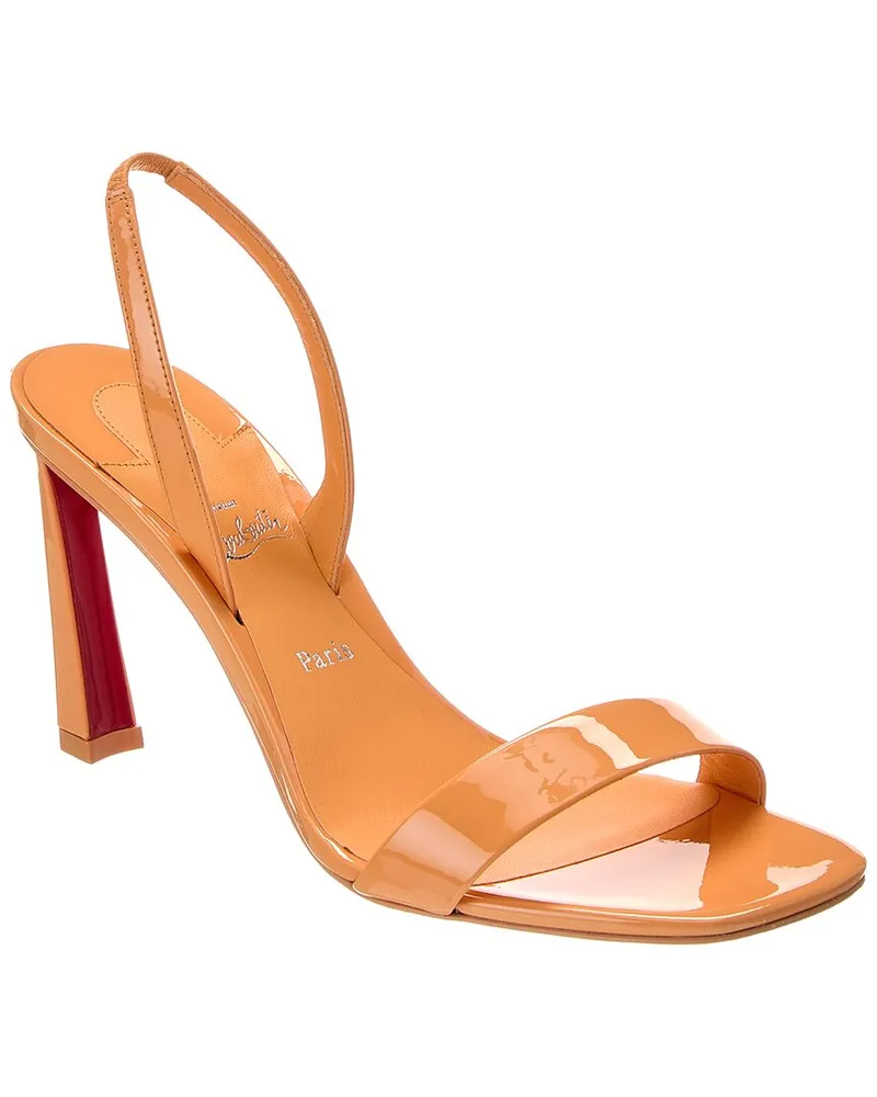 Christian Louboutin O Condora 85 Patent Sandal Orange